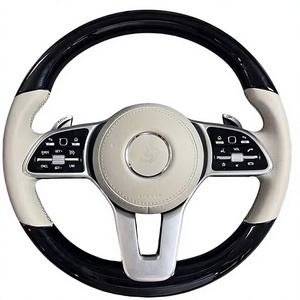 Volante Usado de Fibra de Carbono con Cuero Perforado OLED para SL GLA35 GLA45 GLB180 OE 205C63 con 6 Meses de Garantía - Product Image 4
