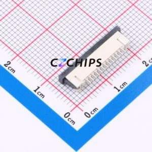 CAX-AFA07-13SCB-H2.5 FFC/FPC Connector SMD,P=1mm,Horizontal Mount Connector Drawer Type Top Contact 13P 1mm - Product Image 2