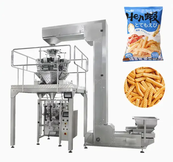 automatische wiegemaschine multi-funktions-verpackungsmaschine für gefrorene pommes chips reis zucker getreidegewicht