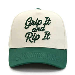 Casquettes de baseball structurées à 5 panneaux, Gorras, Casquette de baseball personnalisée avec logo brodé 3D, Casquette de baseball avec slogan brodé, Chapeau - Product Image 4