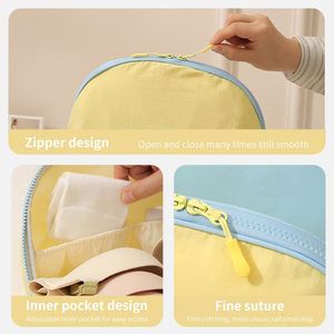 Sac de rangement pour sous-vêtements de voyage en polyester, durable et écologique, portable pour soutiens-gorge, chaussettes et vêtements moulants - Product Image 4