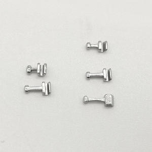 Crochet palatin mobile orthodontique à double point d'arrêt en forme de point d'interrogation, en métal - Product Image 4