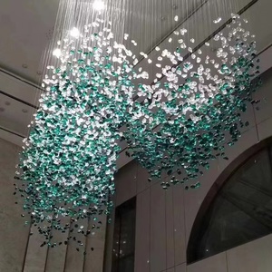 Moderne kunden spezifische Dekoration Kristallglas Luxus Hochzeit Pendel leuchte Projekt Big Hotel Lobby Kronleuchter - Product Image 2