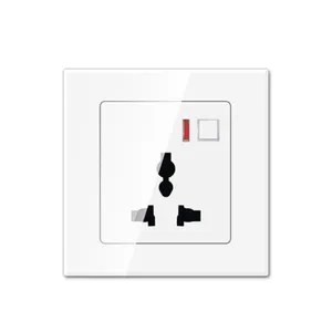 Lanboa interruptor de tomada inteligente, interruptor de tomada inteligente malha wifi remoto l8 inwall tuya alexa google home