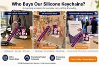 Porte-clés en silicone personnalisé de haute qualité, vente en gros, porte-clés en PVC souple 3D, promotion