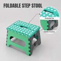 Tabouret pliant moderne en plastique PP Creative Dots - Durable, léger, réutilisable, réglable, portable, écologique, couleur personnalisable
