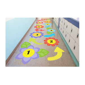 Tùy chỉnh văn bản Opaque <span class=keywords><strong>Sticker</strong></span> ủng hộ dính nhãn động vật cho sàn và nhà - Product Image 3