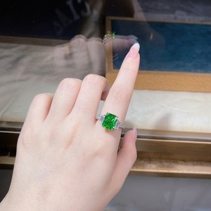 Anillo de Plata S925 con Baño de Rodio, Estilo Romántico y de Lujo para Mujer, con Rubí, para Boda o Aniversario, en Oferta - Product Image 5