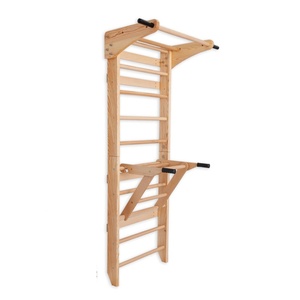 บันไดฝึกความแข็งแรง ยืดกล้ามเนื้อ บันไดสวีเดน บาร์ติดผนัง บันไดไม้เอนกประสงค์ สำหรับออกกำลังกายที่บ้าน - Product Image 1