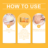 Crème corporelle hydratante, soin de massage, raffermissante, amincissante pour le contour des bras et éclaircissante pour le corps