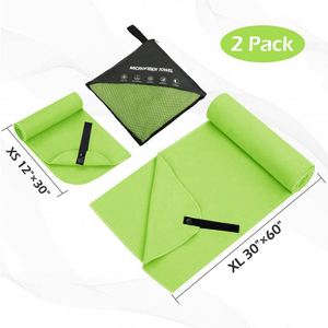 Toallas de Microfibra Super Absorbentes de Secado Rápido al por Mayor para Gimnasio, Natación, Yoga y Deportes con Bolsillo con Cierre - Product Image 2