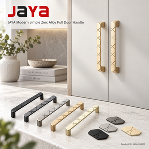 JAYA MODERN Simple Pull <strong>Door</strong> Handles Gold Rose Gold Zinc Alloy Handle <strong>Door</strong> <strong>Knob</strong> - Product Image 1