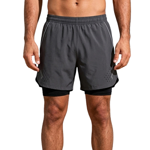 Men's Sportswear Factory Private Label Available Versatile Training Shorts Quick Dry Breathable Fabric Ice Touch Gym Wear - Product Image 1