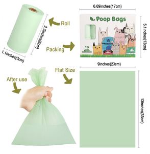High Quality Extra Thick Biodegradable Leakproof Pet Poop Waste Bags Commercial <b>Roll</b> Bags - Product Image 5