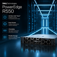Servidor en Rack 2U PowerEdge R550 con Procesador Intel Xeon Silver/Gold para Virtualización de Bases de Datos de Correo Electrónico y Aplicaciones de Red