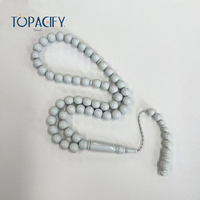 Chapelet de prière Tasbih chapelet en résine pure chapelet de prière musulman chapelet arabe Bracelet usine cheveux raides perles de prière musulmanes
