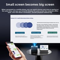 Nouveau projecteur S90, qualité home cinéma, karaoké sans latence avec mise au point automatique par IA, correction trapézoïdale, 1080P, 3D, CRT intégré