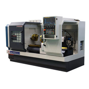 Mesin bubut CNC Horizontal CK6150, dudukan alat listrik stasiun 4/6/8, poros 82mm melalui lubang sistem GSK - Product Image 3