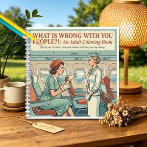 Livre de <span class=keywords><strong>coloriage</strong></span> pour adultes personnalisé en spirale, sarcastique, drôle, humoristique, pages de <span class=keywords><strong>coloriage</strong></span> pour soulager le stress, relaxation, anti-anxiété, OEM - Product Image 2