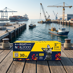 Clavos Cuadrados para Barcos de Grado Marino – Acabado en Zinc Dorado de Alta Adhesión 3” X 11 BWG 20kg - Product Image 3