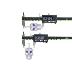 2025 사용자 정의 남자의 펑크 힙합 S925 실버 도금 골드 플라워 컷 모이사나이트 목걸이 뜨거운 판매 열정 펜던트 테스트 - Product Image 3