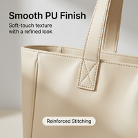 Sac fourre-tout en PU personnalisé Royal Fair, grande capacité, fermeture éclair durable, imperméable, sacs à main en PU pour la mode estivale pour femmes et filles