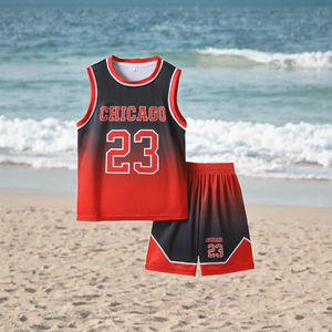 Vêtements de sport de basketball sans manches pour hommes, conçus sur mesure, à séchage rapide, respirants, ensembles uniformes personnalisés OEM, 100% SPORTEX WEARS, tous - Product Image 3