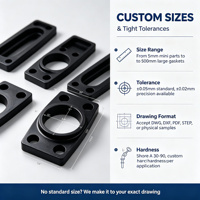Bouchons en caoutchouc silicone personnalisables, diverses tailles, capuchons de protection NBR/EPDM, embouts en caoutchouc silicone