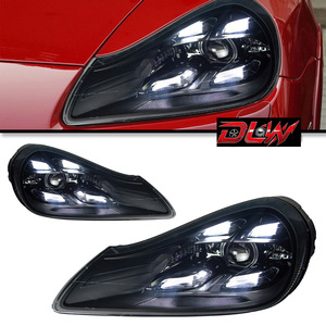 <span class=keywords><strong>DLW</strong></span> Alt-zu-Neu Matrix LED DRL Scheinwerfer-Set für Porsche Cayenne 2007-2010 Modifiziert - Product Image 2