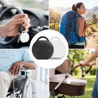 Funciona con Apple Find My y Google Find Hub, localizador de etiquetas para llaves, billeteras, tarjetas y bolsos.