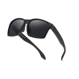 KDEAM 2020 新款定制 Logo 橡胶 TR90 运动太阳镜方形中性偏光太阳眼镜高品质批发