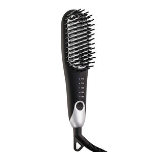 Brosse à lisser les cheveux, portable, rapide, peigne, vente en gros, mini cheveux en céramique, outils de coiffure, électrique, brosse à lisser la barbe chaude - Product Image 6