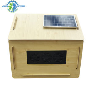 Ventilateur solaire Triple 120mm 12V DC IP55 ventilateur de hangar de poulet de serre à flux axial - Product Image 2