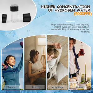Bouteille d'eau hydrogénée OEM ODM haute concentration, portable, alimentée par USB, en verre, pour usage domestique, logo et couleur personnalisés - Product Image 4