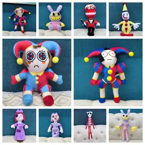 Best Selling Popular Cute Cartoon Character Soft Toys The Amazing Digital Circus Clown Plush Dolls
