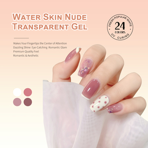 Miss Gooey 24 colori nudo smalto per unghie all'ingrosso fabbrica salone per unghie forniture Hema libero gelatina traslucido Gel Uv smalto per unghie - Product Image 5