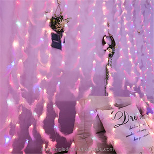 Christmas Tree <strong>Fairies</strong> Warm <strong>White</strong> <strong>pink</strong> <strong>White</strong> Room Home Night Bedroom DIY New Year Santa Crismas Flower String Curtain Light - Product Image 5