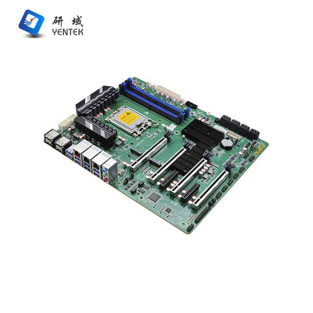 Intel LGA1700 Motherboard DDR5 4 DIMM 8 SATA 3.0 PCIe3.0x16 PCIe4.0x4 I210AT 226LM LAN 6 RS232 485 ATX Industrial Motherboard