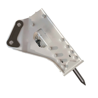 Martillo hidráulico de tipo lateral Huitong de 4680 KG para excavadoras de 50 toneladas OEM certificado CE disponible con motor como componente central