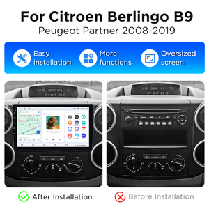 Junsun Wireless Carplay Car Radio for Citroen Berlingo B9 2008-2019 Built-in Cooling Fan Auto <b>GPS</b> <b>Navigation</b> Multimedia Player - Product Image 2