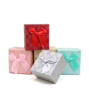 Jewelry Gift <b>Box</b> with Bow Watch Bracelet <b>Storage</b> Cardboard Packaging <b>Box</b> with Pillow <b>Paper</b> Jewelry case Custom logo - Product Image 3