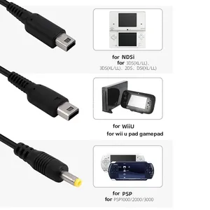 Cable de Carga para NDSi, NDSL, GBASP, Wii, Cable de Carga para Consola de Juegos <span class=keywords><strong>PSP</strong></span> y Fuente de Alimentación para Control de Juegos - Product Image 3