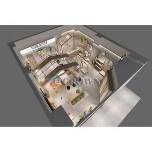 Design Kid Wear Shop Lace Collar Ribbed Vest Kiosk Top+bowknot Suspenders Shorts Display+hat Kiosk Clothes Shop Outfit Kiosk OEM - Product Image 4