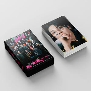 55 pz/set KPOP randagi per bambini LOMO Cards <span class=keywords><strong>Album</strong></span> ROCK STAR Photocards BangChan Felix leewow HyunJin in scatola collezione fan di cartoline - Product Image 3