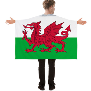 Capas Personalizadas para Fanáticos de Partidos de Fútbol con Patrones de Banderas Nacionales de Varios Países Impresos como Accesorios de Animación para Clubes - Product Image 3