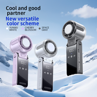 Nouveau ventilateur portable à refroidissement semi-conducteur 2026, haute vitesse, USB, pliable, mini-ventilateur d'extérieur avec fonction de compression de glace