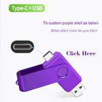 Clé USB Type C pour iPhone Android, clé USB 64 Go 128 Go 256 Go, ODM personnalisé, vente en gros pour les entreprises, les écoles, les cadeaux promotionnels