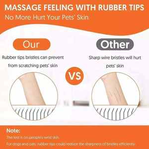 Wholesale <b>Pet</b> Grooming Products Self Cleaning <b>Pet</b> <b>Brush</b> Dog Hair Remover <b>Pet</b> Cleaning <b>Brush</b> Hair Removal Comb for Dogs Cat - Product Image 5