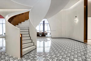 Carreaux d'escalier en colimaçon en marbre naturel pour la construction et l'immobilier, matériaux <span class=keywords><strong>de</strong></span> construction haut <span class=keywords><strong>de</strong></span> gamme pour la décoration intérieure - Product Image 4