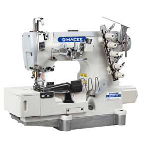 MC 500-02D Flat-Bed Direct Drive Interlock Sewing <b>Machine</b> with Tape <b>Binding</b>(Edge Rolling) - Product Image 1